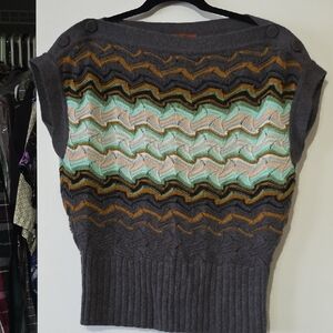 Vintage Missoni Multicolor Wool Blend Pullover
